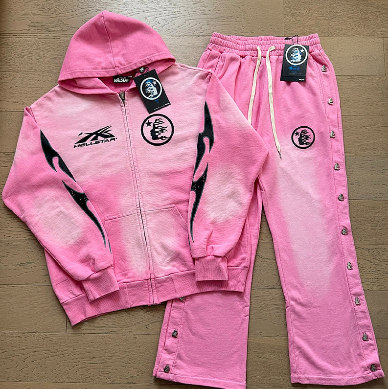 Hellstar Pink Aura Tracksuit