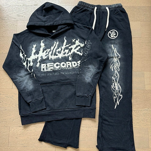 Hellstar Eclipse Black Tracksuit