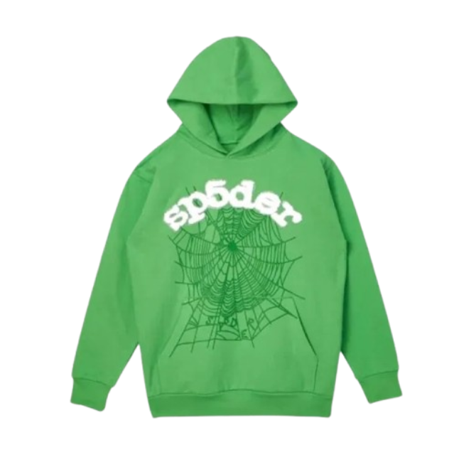 Green Sp5der Hoodie