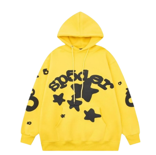 Gold Sp5der Beluga Hoodie