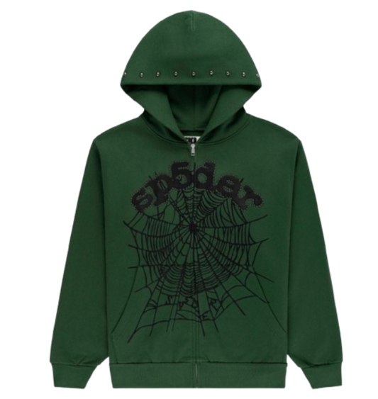 Green Sp5der Hoodie
