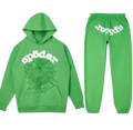 Green Tracksuit with White Printed