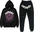 22ss Classic Flame Logo Tracksuit Black
