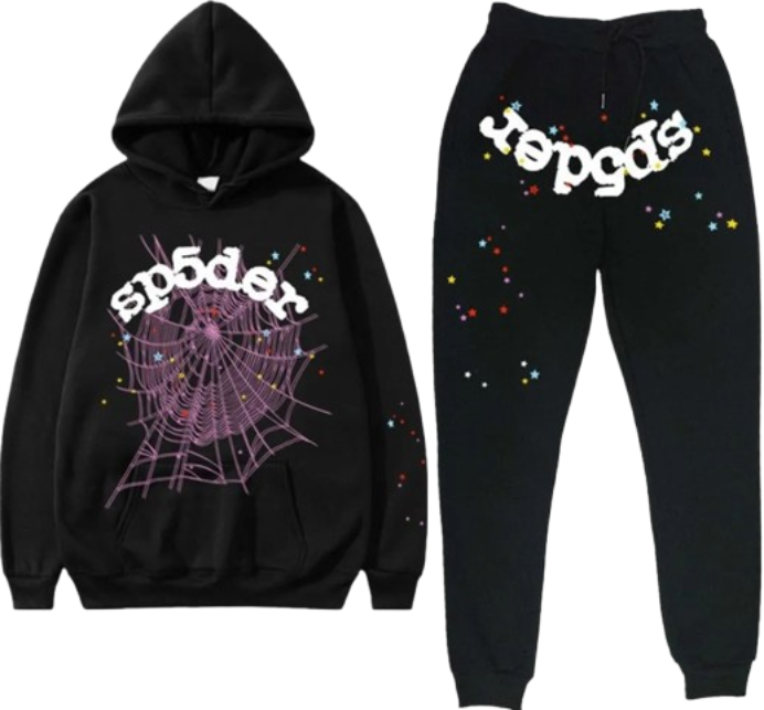 22ss Classic Flame Logo Tracksuit Black