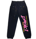 Black Pink Printed Sweatpant