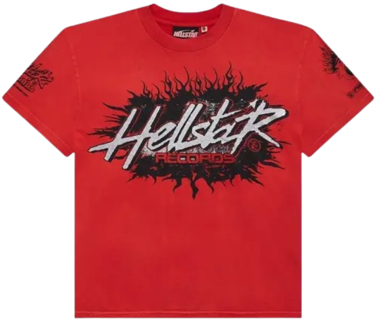 Hellstar Records T-Shirt Red