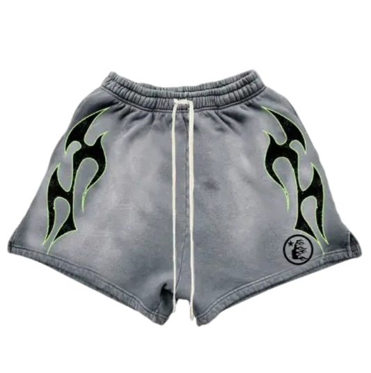 Hellstar Capsule 10 Flame Grey Shorts